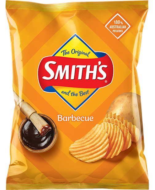 Smith’s BBQ Crinkle Cut Potato Chips pack shot