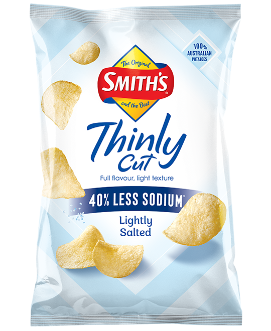 LIGHTLY SALTED THINLY CUT CHIPS